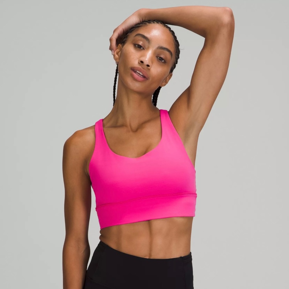 Lululemon long line energy bra sonic pink - Picture 2 of 4